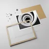 Gerahmtes Poster - Rahmen in heller Eiche - Stück Modern Produktbild-Vorschau 4