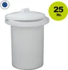 Sauerkrautfass 25 Liter Fermentations Gärtopf für Sauerteig Produktbild-Vorschau 1