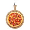 KINGHOFF KH-1673 Pizza-Servierbrett aus Bambus, 30 cm Produktbild-Vorschau 2