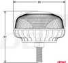 AMiO Segnalatore acustico W21sb su vite R65 R10 18LED Anteprima dell’immagine prodotto 3