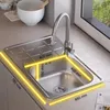 QUADRON Spülbecken 1-Becken Spüle | Größe: 78 x 48 x 16 cm Produktbild-Vorschau 9