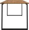 vidaXL Gartentisch mit Beinen in U-Form 160x80x75 cm Produktbild-Vorschau 4