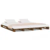 The Living Store Palettenbett Honigbraun 120x200 cm Produktbild-Vorschau 2