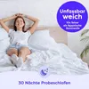 3 teilig Bettwäsche 200x220 cm - Allergiker Mikrofaser - Produktbild-Vorschau 2