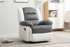 Fauteuil relax "Buckingham" - 85 x 93 x 100 cm - Blanc / Voir les images du produit 2