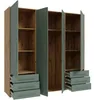 Armoire de chambre - MOKKARO -Reproduction Vert Sauge et Voir les images du produit 6