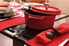 Staub Cocotte oval Kirschrot 24cm Gusseisen Bräter Produktbild-Vorschau 3