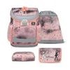 Belmil Mini-Fit ergonomisches Schulranzen-Set 4-teilig "Rose Ballet" mit Brustgurt