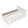 Flieks Kinderbett 90x200cm mit Led, Bodenbett Holzbett mit Produktbild-Vorschau 11
