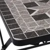 vidaXL Sedia bistrot a mosaico 2 pz. Grigio Anteprima dell’immagine prodotto 9