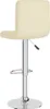 vidaXL Barhocker Creme Stoff Produktbild-Vorschau 5