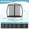 COSTWAY Ø366cm Trampolin Outdoor, Gartentrampolin rund mit Produktbild-Vorschau 2