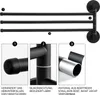 Edelstahl 3-armige Handtuchhalter Bad Schwenkbar 3-armige Produktbild-Vorschau 5