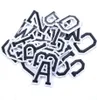 Alphabet-Buchstaben zum Aufbügeln, Emblem-Aufnäher, Schwarz Produktbild-Vorschau 4
