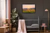 MuchoWow® Gerahmtes Poster Blumen - Sonnenuntergang - Berg Produktbild-Vorschau 4
