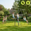 XXL Gartenspielplatz mit Affenparcours, Schaukel und Produktbild-Vorschau 3