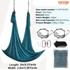 VEVOR Aerial Yoga Hammock Set 5 x 2,8 m, Green Aerial Yoga Podgląd zdjęcia produktu 7