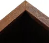 A close-up view of the top corner of a raised garden bed made of rusted metal. Produktbild-Vorschau