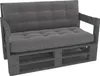 Lermowood Palettenmöbel Mpe Sofa 120 x 80 cm Grau | Produktbild-Vorschau 1