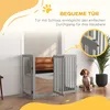 PawHut – ohrada pro psy, 91 cm, ochranná dřevěná ohrada, Náhled obrázku produktu 5