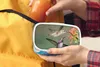 KitchenYeah® Lunchbox Brotzeit Brotdose 17x11 cm Kolibri - Produktbild-Vorschau 4