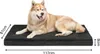 lionto Hundebett, orthopädisches Bett mit Plüschoberfläche Produktbild-Vorschau 5