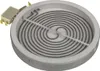 A circular electric stove top heating element with a spiral coil and a metal rod across it, shown from a slightly elevated diagonal angle. Anteprima dell’immagine prodotto