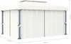 vidaXL Pavillon mit Vorhängen & LED-Lichterketten 4x3 m Produktbild-Vorschau 8