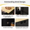 A collage of four close-up images showcasing different features of a kitchen cart, with descriptive text labels. Náhľad obrázku produktu