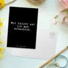 Mr. & Mrs. Panda Postkarte Mir reicht es! Ich... - Schwarz Produktbild-Vorschau 3