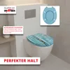 Grafner® WC Sitz mit Absenkautomatik Motiv Blue Planks Produktbild-Vorschau 6