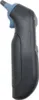 A side profile of a black and blue Braun ThermoScan 7 ear thermometer against a white background. Produktbild-Vorschau