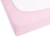 A close-up of a pink fitted sheet corner. Náhľad obrázku produktu
