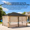 Síť Sunjoy pro cedrový altán Sunjoy 393 cm x 452 cm Náhled obrázku produktu 5