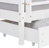Homestyle4u Lit superposé pour enfant 90x200 cm Blanc Lit Voir les images du produit 10