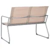 The Living Store 4-tlg. Garten-Lounge-Set Stoff und Stahl Produktbild-Vorschau 4