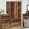 vidaXL Kleiderschrank mit Tür Altholz 79,5 x 49 x 156 cm Produktbild-Vorschau 2