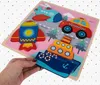 Malplay Dřevěné puzzle "Vozidla" Vzdělávací vzdělávací Náhled obrázku produktu 5