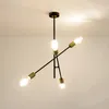 Deckenlampe E27 Schwarz verstellbar Metall Retro Produktbild-Vorschau 3