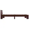 Giroletto senza Materasso Marrone Scuro 100x200 cm Legno Anteprima dell’immagine prodotto 7