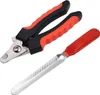 A set of pet grooming tools, including nail clippers and a nail file, displayed against a white background. Náhľad obrázku produktu