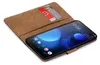 A book-style phone case with cards inserted, showing a smartphone screen. Produktbild-Vorschau