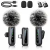 2 microfoni lavalier wireless, clip-on, per smartphone, Anteprima dell’immagine prodotto 10