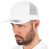 Yupoong Retro Trucker Cap weiß Uni Anteprima dell’immagine prodotto 2