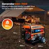 Extralink EX.30714 motor-generator 7000 W 25 L Benzin Sort Náhled obrázku produktu 11