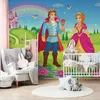 Muralo XXL Selbstklebende FOTOTAPETE Schloss PRINZESSIN Produktbild-Vorschau 1