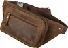 ROYALZ "Tallahassee" Bauchtasche Leder Herren Damen Uni Produktbild-Vorschau 1