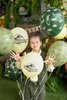 Jurassic World-Latexballons mit Aufdruck, grüne und gelbe Produktbild-Vorschau 2