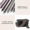 ARTVALL - Umhängetasche aus Leder, Klein mit verstellbarem Produktbild-Vorschau 6