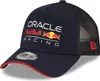 New Era A-Frame Snapback Trucker Cap - Red Bull Racing navy Náhľad obrázku produktu 3